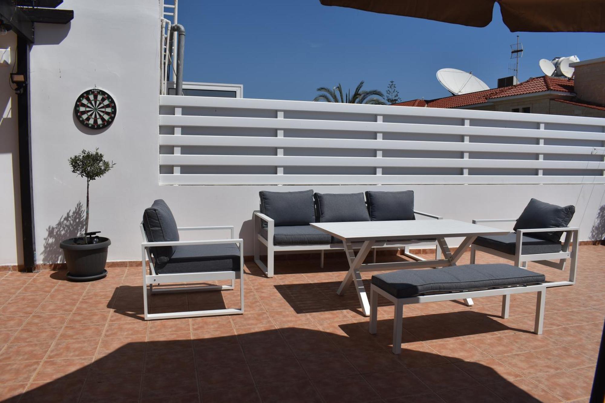 Sunny Rooftop In Ayia Napa 91Sqm Terrace Delight! Luaran gambar